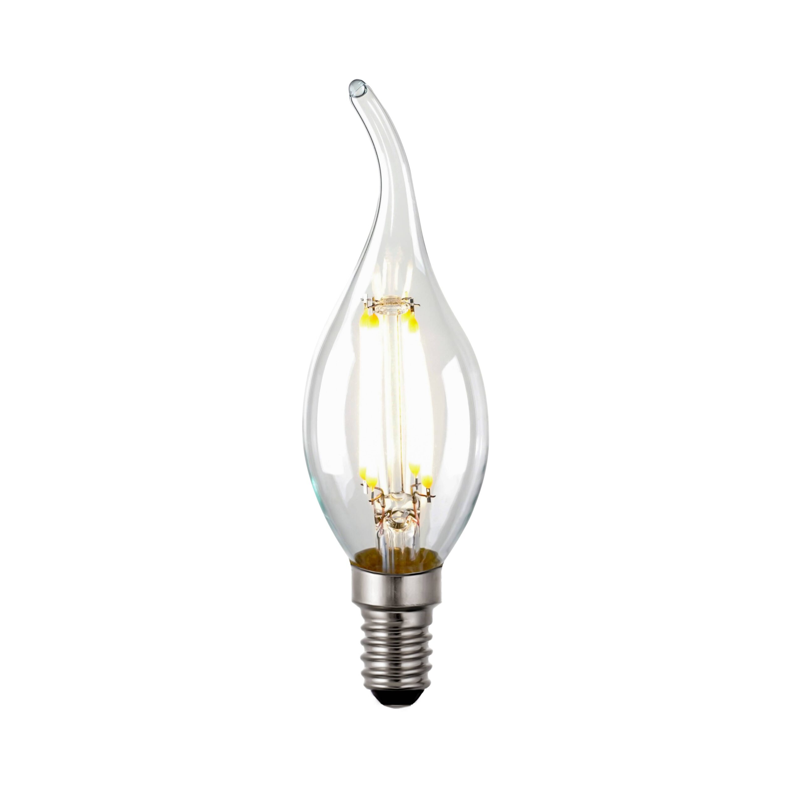 Energy-efficient LED filament bulb with classic design, ideal for decorative and ambient lighting