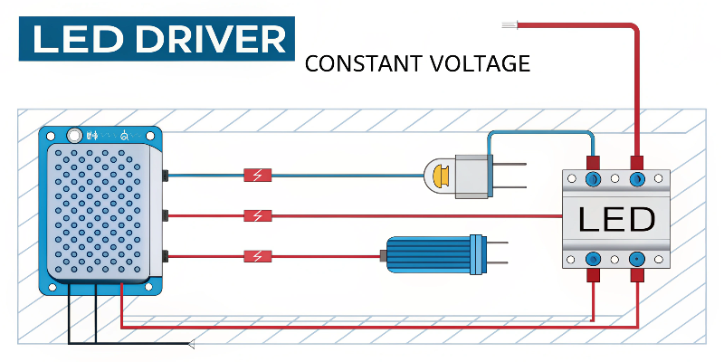LED driver constant voltage wiring diagram