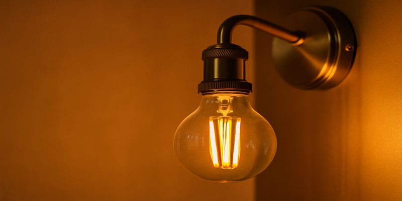 Practical use of filament LED bulbs